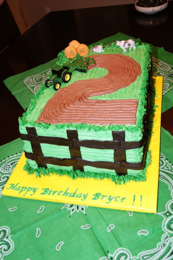 John Deere Birthday Cake