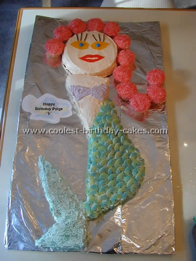 Little Mermaid Birthday Cake Idea