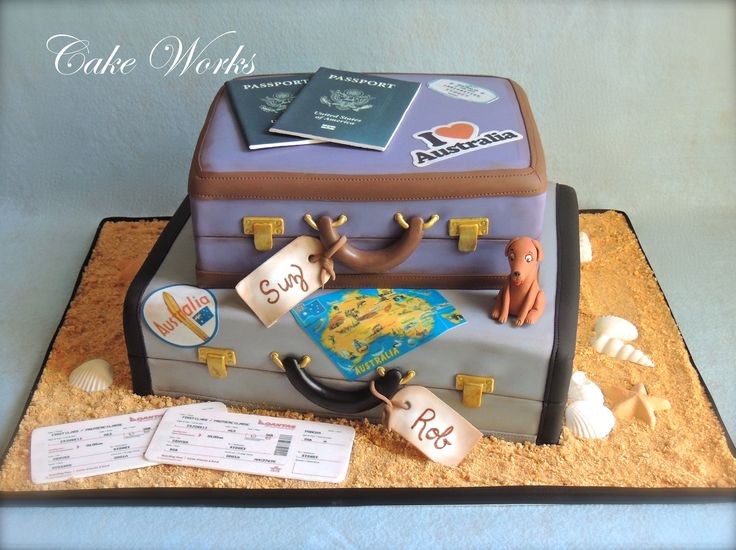 Luggage Cake Luggage Cake