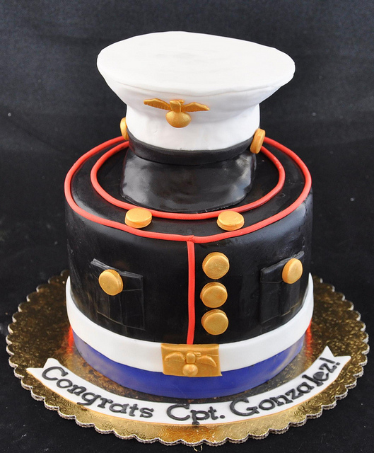 Marine Birthday Cake