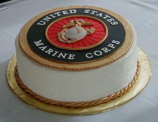 Marine Corps Birthday Cake