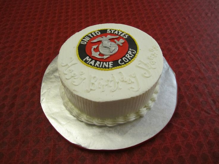 Marine Corps Emblem Cake
