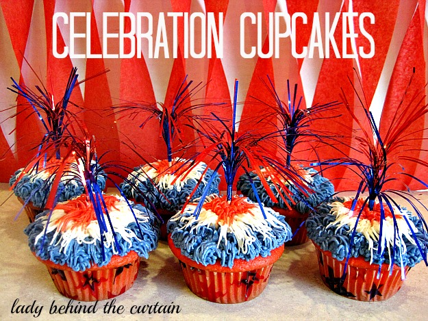 Memorial Day Cupcake Display Memorial Day Cupcake Display