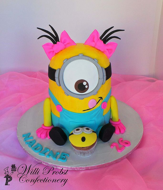 Minion Birthday Cake Ideas Girl