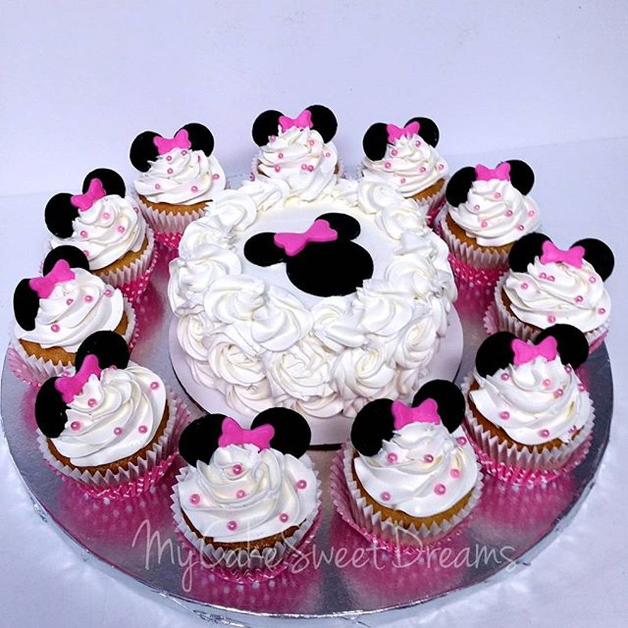 Minnie Mouse 1st Birthday Smash Cake