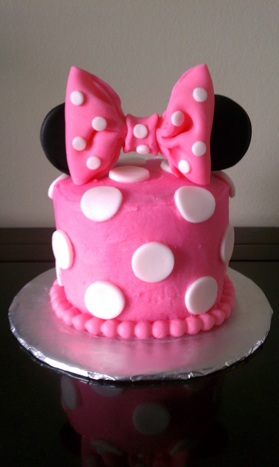 Minnie Mouse 1st Birthday Smash Cake