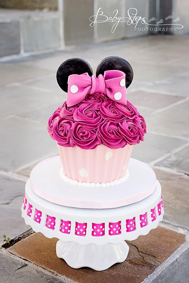 Minnie Mouse Cake Smash Birthday Cakes
