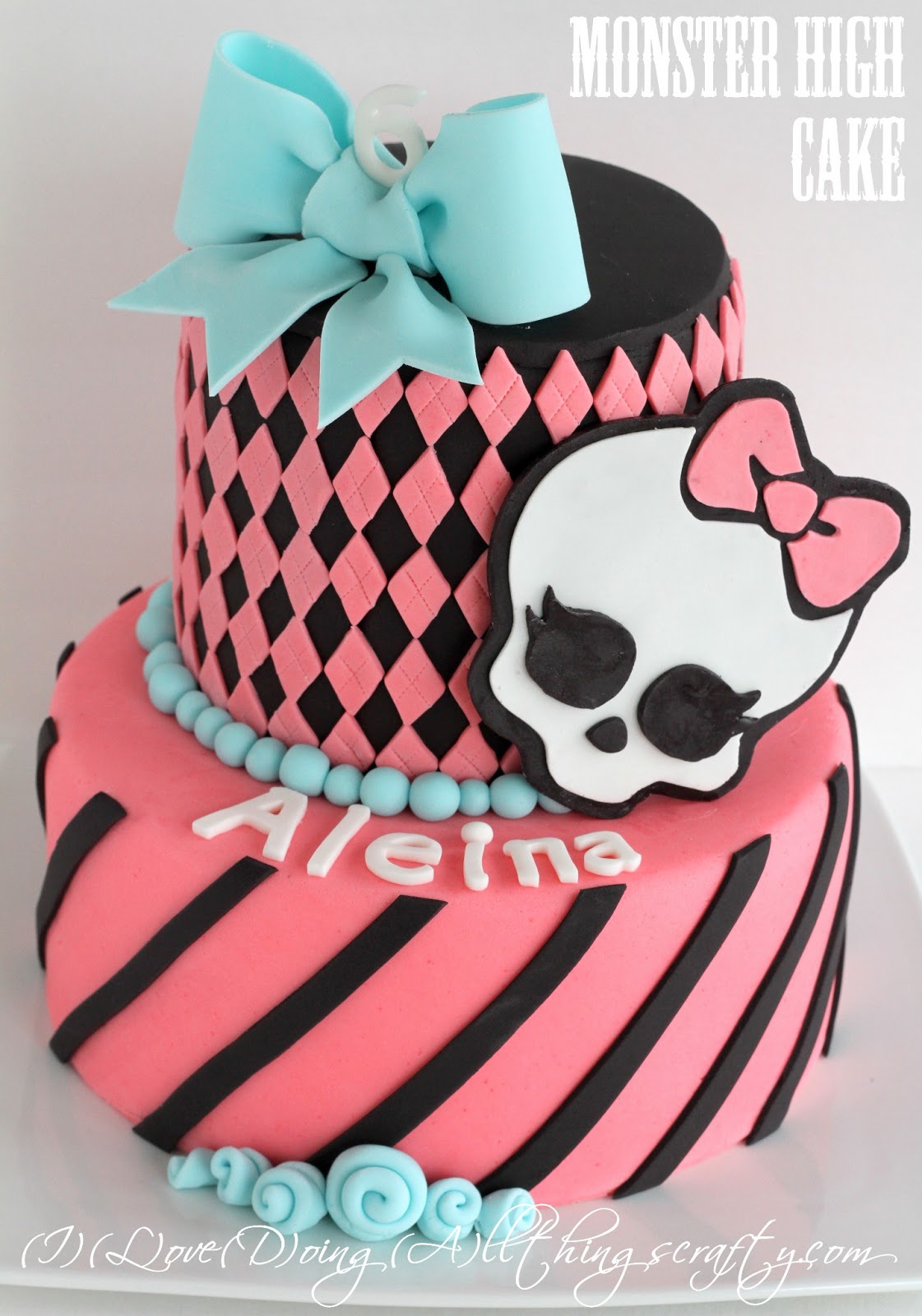 Monster High Themed Birthday Cake