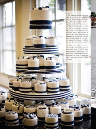Nautical Cupcake Tower Wedding Cake Nautical Cupcake Tower Wedding Cake
