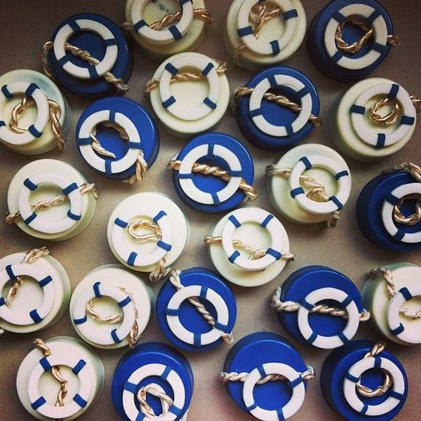 Nautical Wedding Cakes Cupcakes