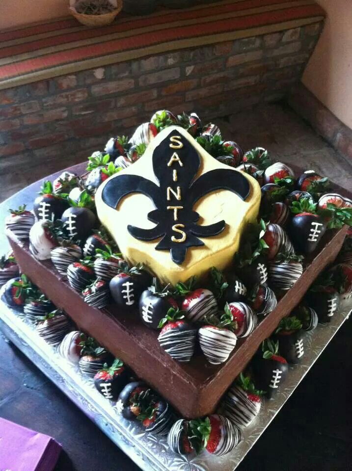 New Orleans Saints Grooms Cake