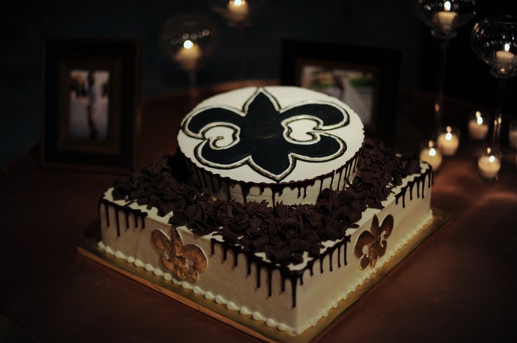 New Orleans Saints Grooms Cake