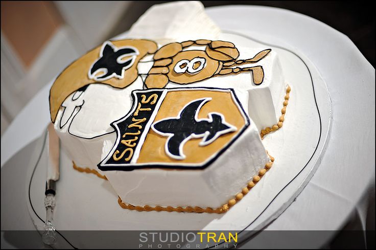 New Orleans Saints Grooms Cake