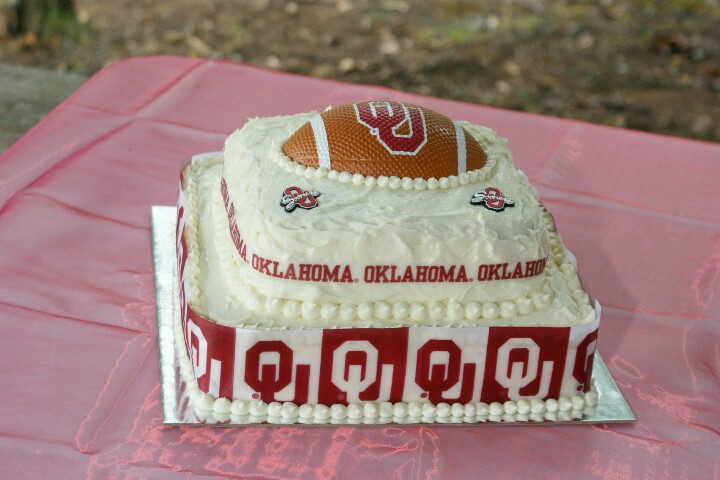Oklahoma Sooners Birthday Cake