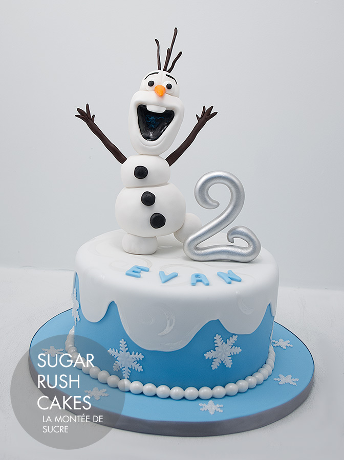 Olaf Disney Frozen Birthday Cake