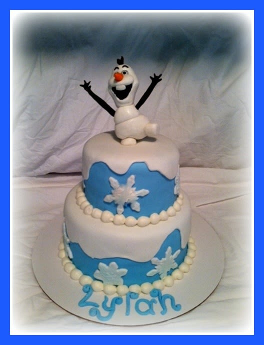 Olaf Disney Frozen Birthday Cake