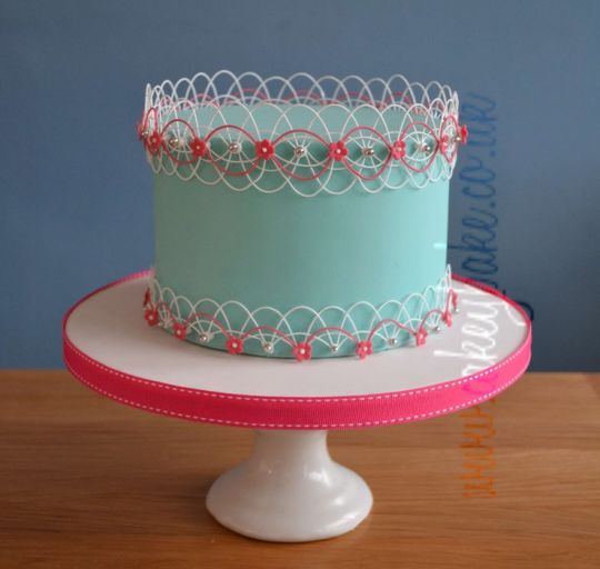 Oriental String Work Cake Wedding