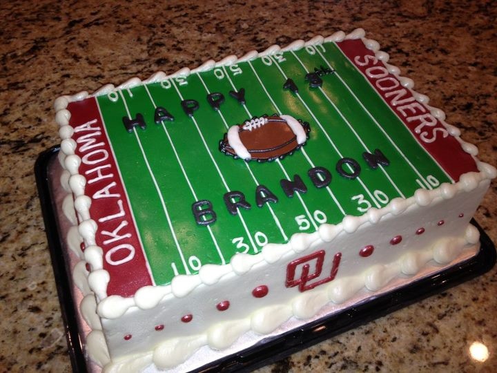 Ou Sooners Football Cake