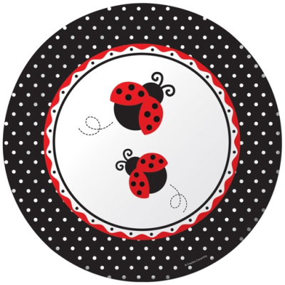 Paper Plate Ladybug