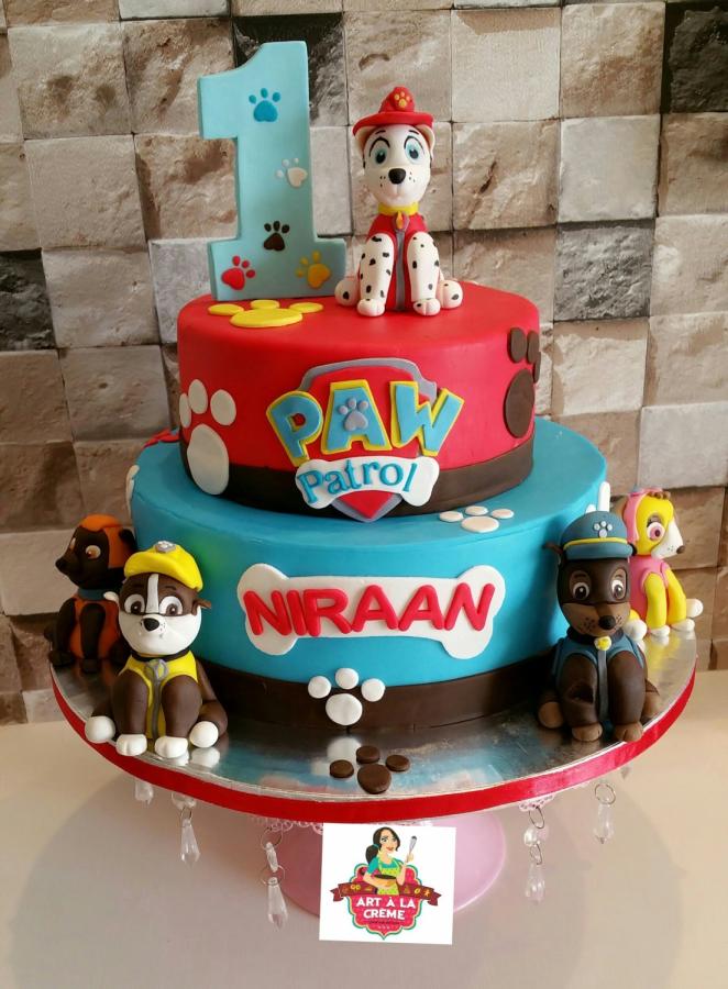 PAW Patrol Birthday Theme Cake PAW Patrol Birthday Theme Cake