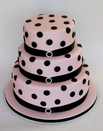 10 Photos of Stack Square Cakes With Polka Dots 10 Photos of Stack Square Cakes With Polka Dots