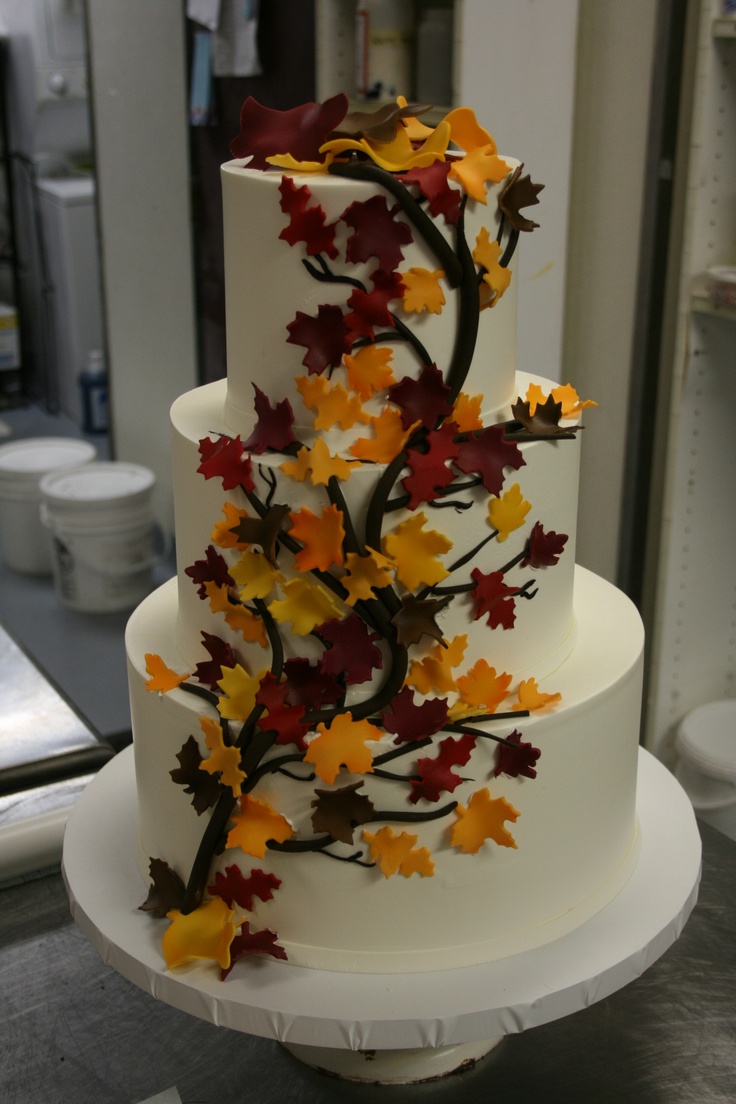 Pinterest Fall Wedding Cakes