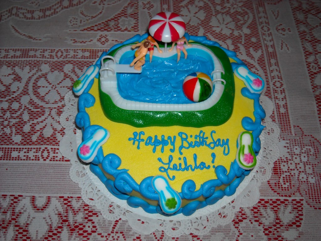 Pool Party Birthday Cake Ideas