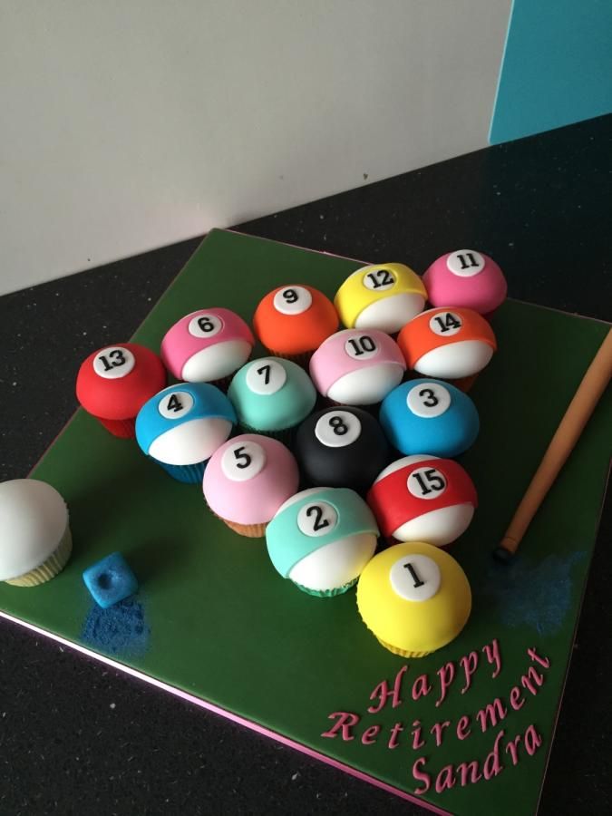 Pool Table Cake