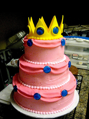 Princess Peach Cake