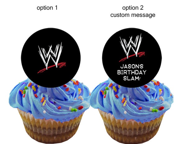 Printable WWE Cupcake Toppers Printable WWE Cupcake Toppers
