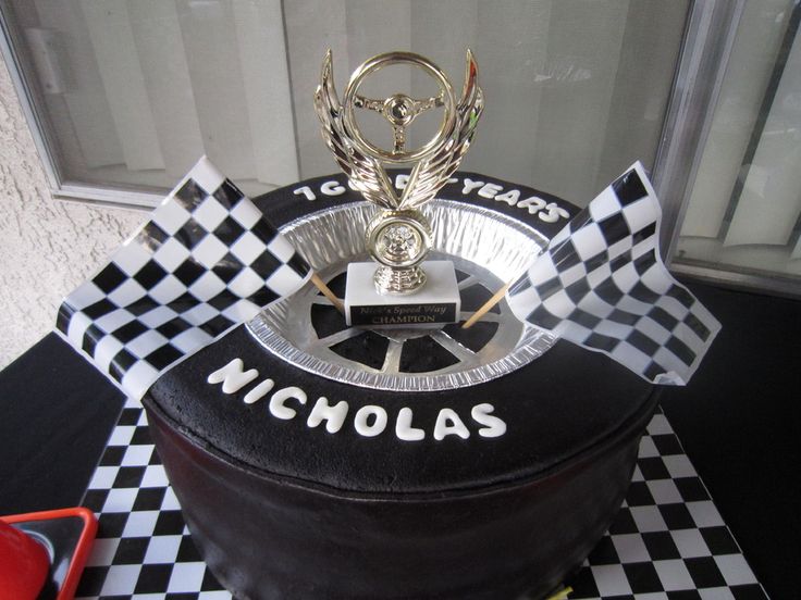 Race Car Tire Cake Race Car Tire Cake