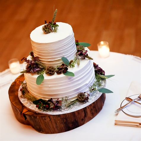 Rustic Fall Wedding Cake