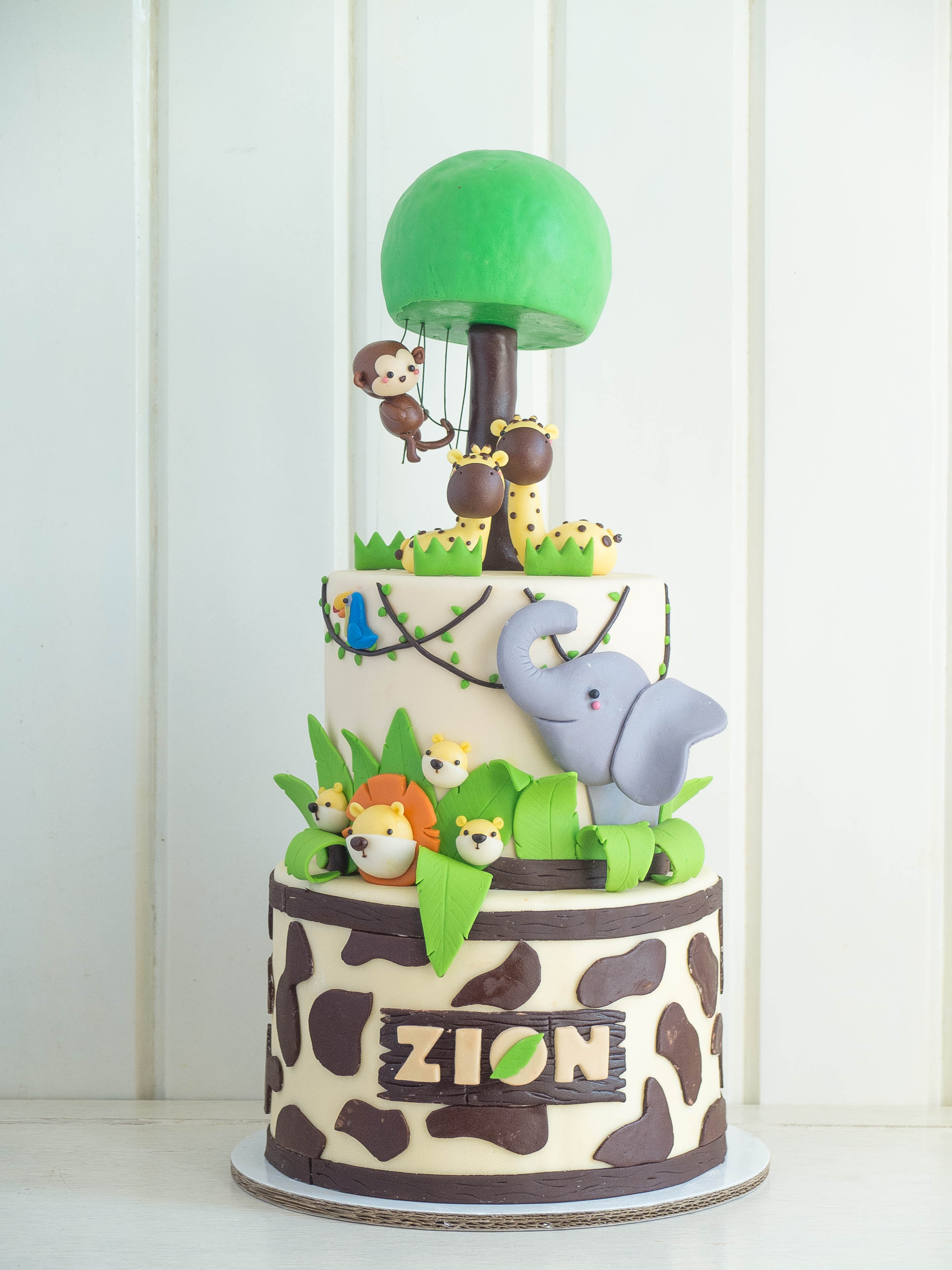 Safari Birthday Cake