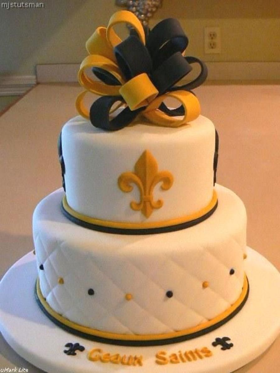 Saints Birthday Cake