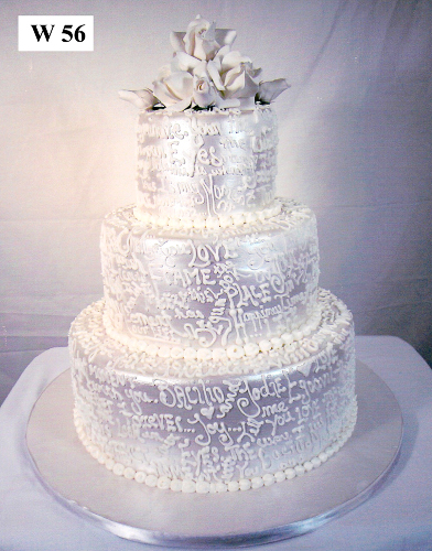 Silver Wedding Cake