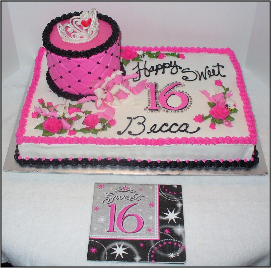Simple Sweet 16 Birthday Cakes Simple Sweet 16 Birthday Cakes