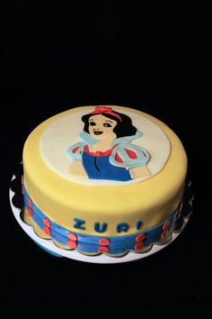 Snow White Birthday Sheet Cake