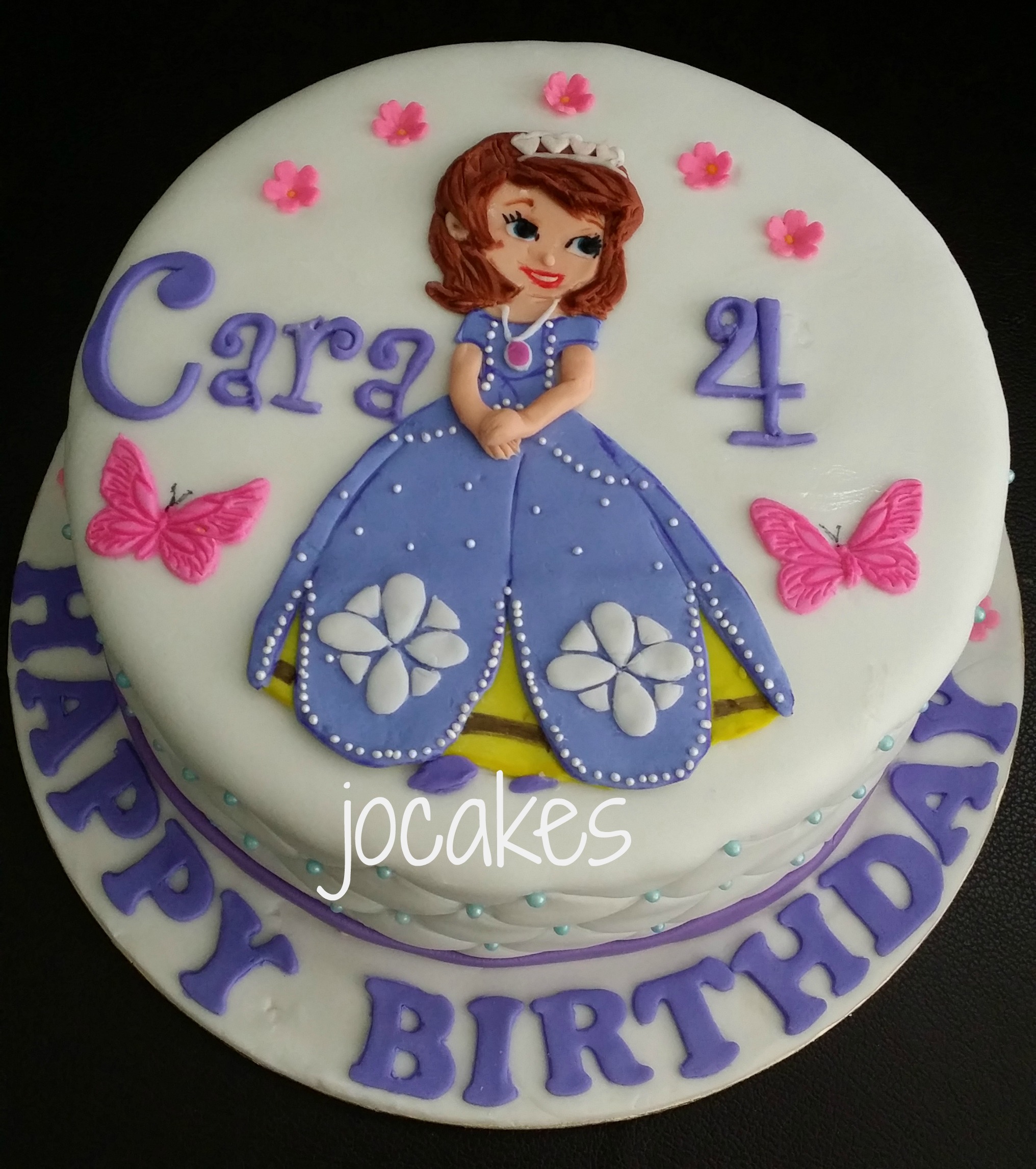 Sofia the First Birthday Cake