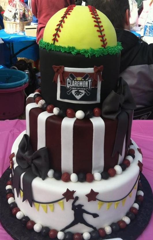 Softball Birthday Cake