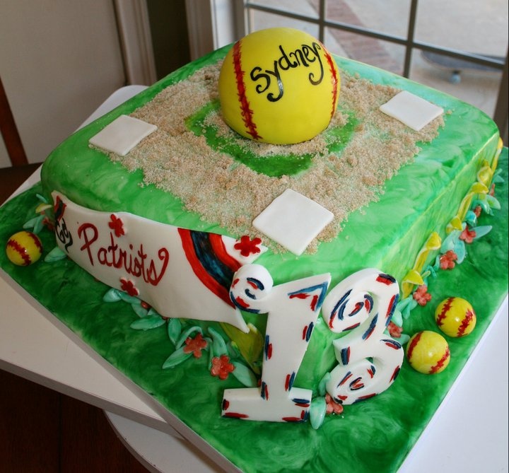 Softball Cake Ideas