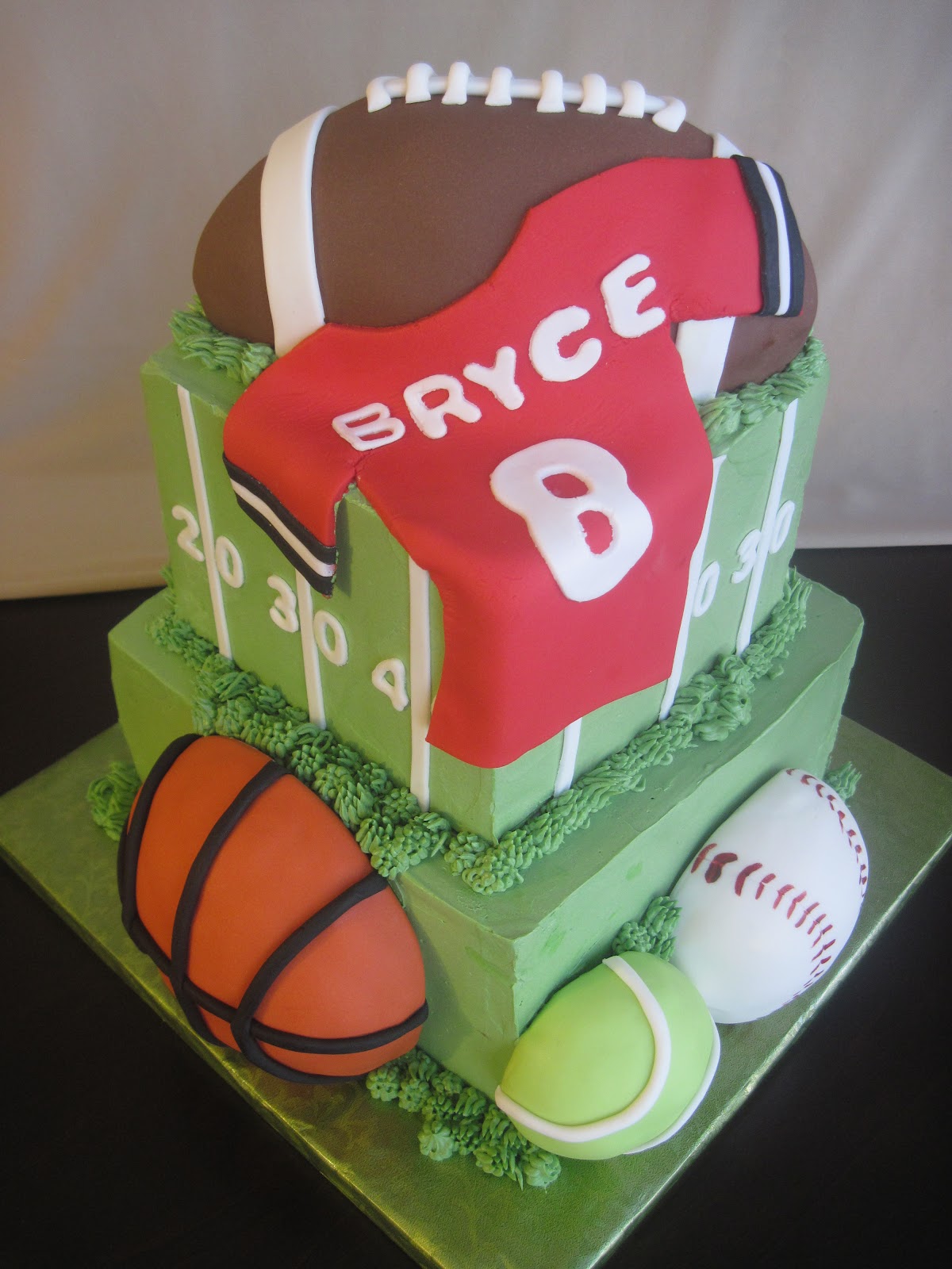 Sports Birthday Cake