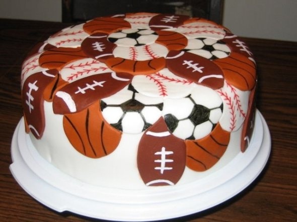 Sports Birthday Cake Sports Birthday Cake