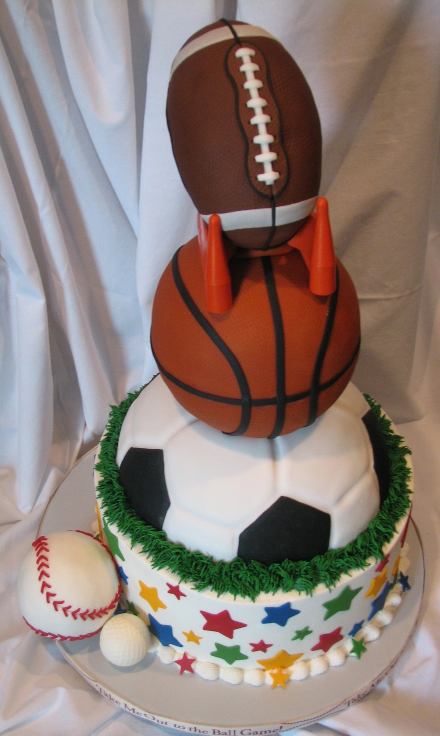 Sports Birthday Cake Sports Birthday Cake