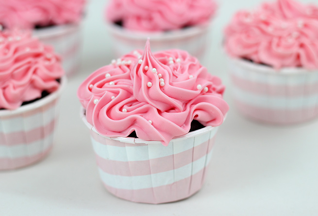 Sprinkle Cupcake Vanilla Pink