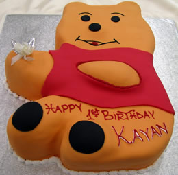 Teddy Bear Shape Cake