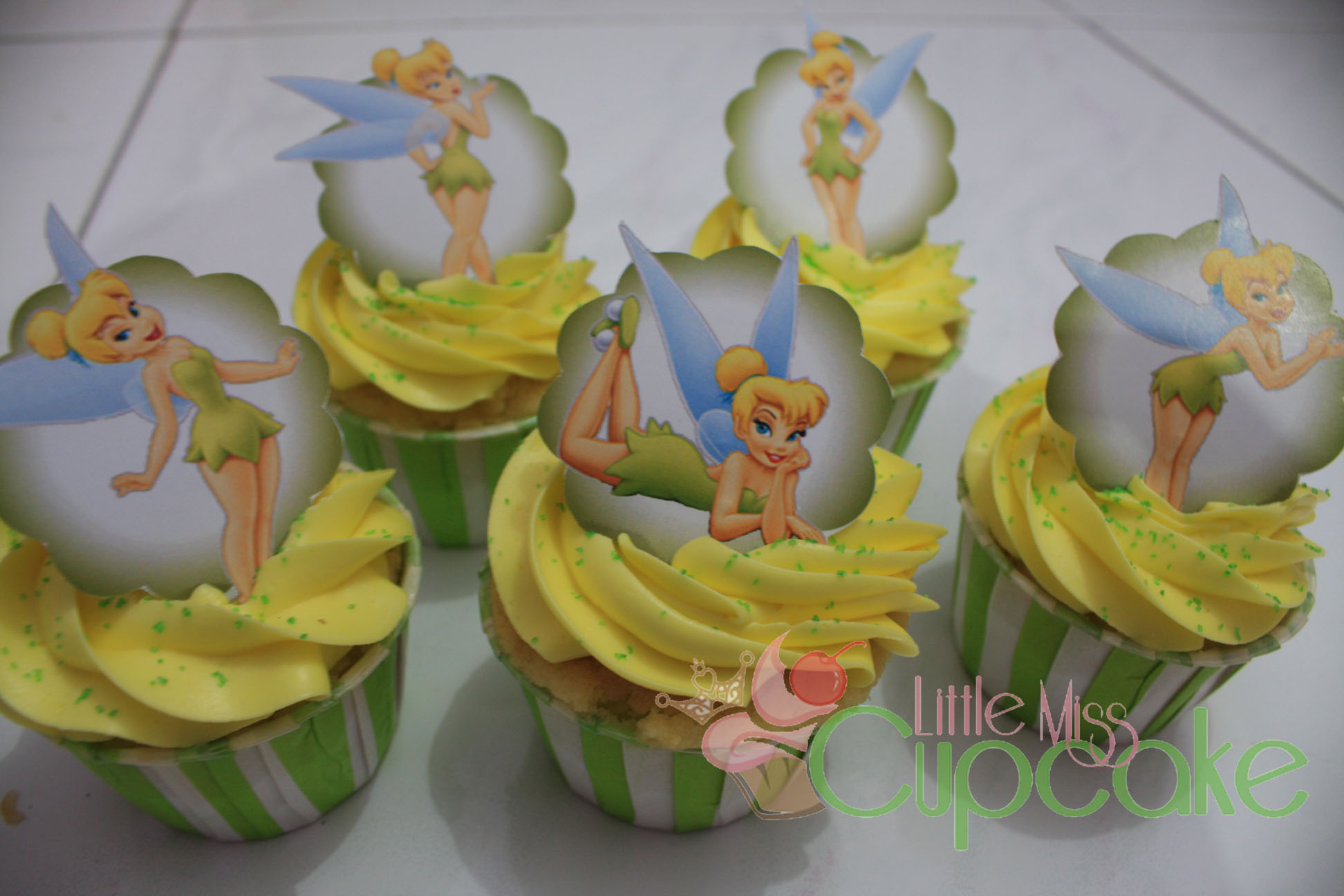 Tinkerbell Cupcake Birthday Cake