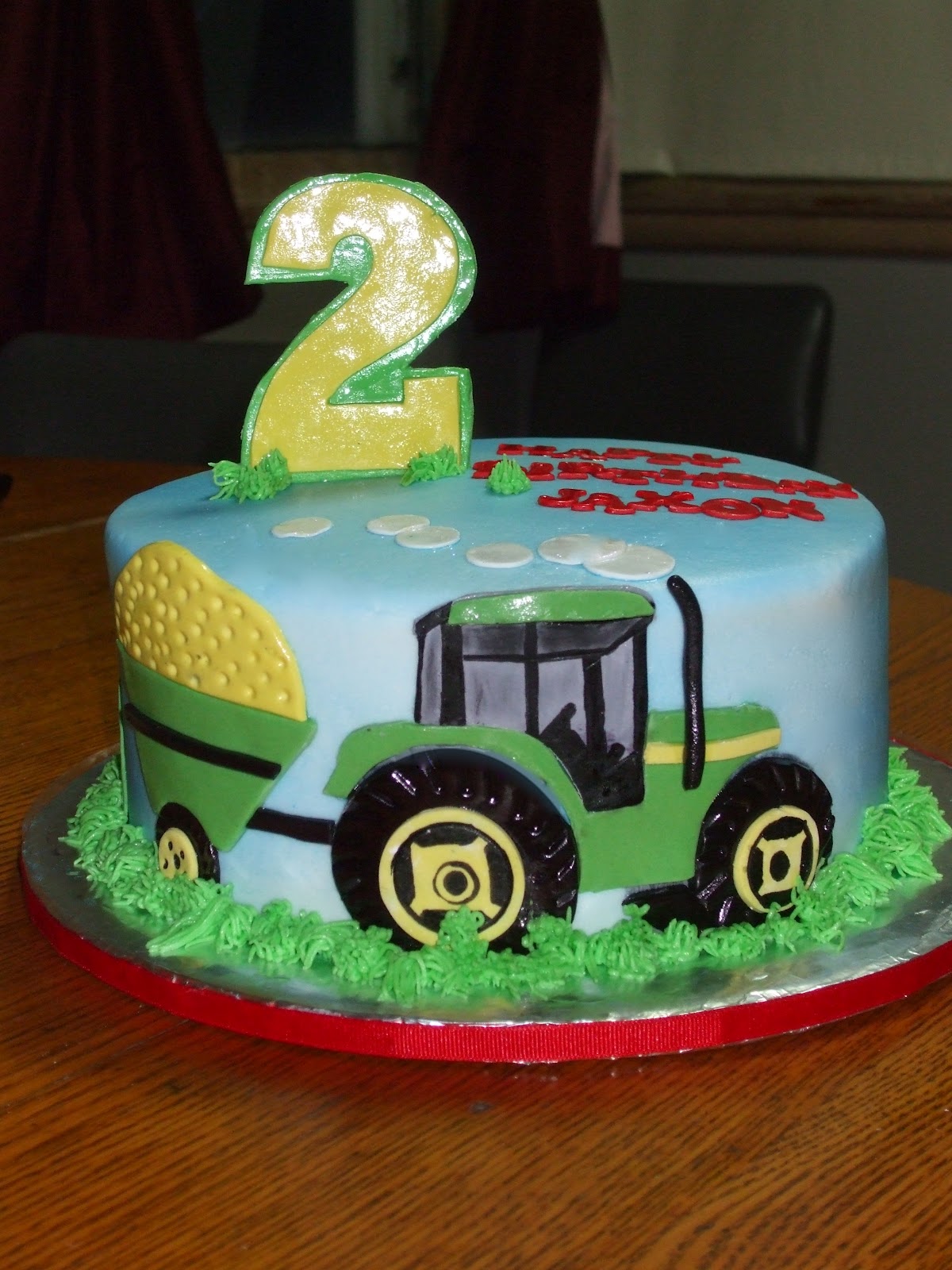 Tractor Birthday Cake