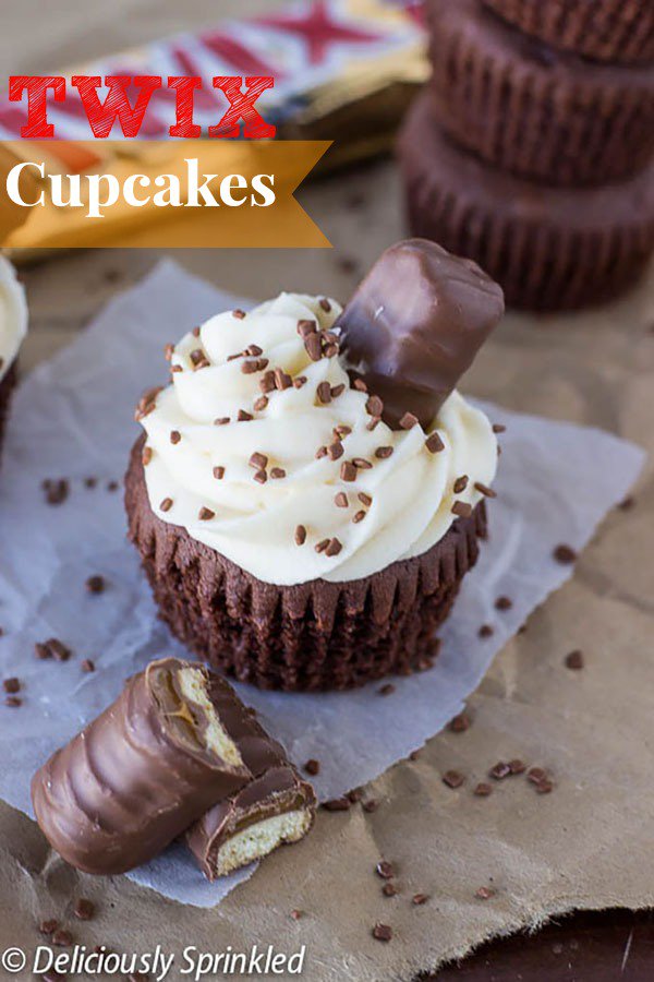 Twix Cupcakes