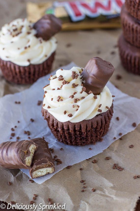 Twix Cupcakes