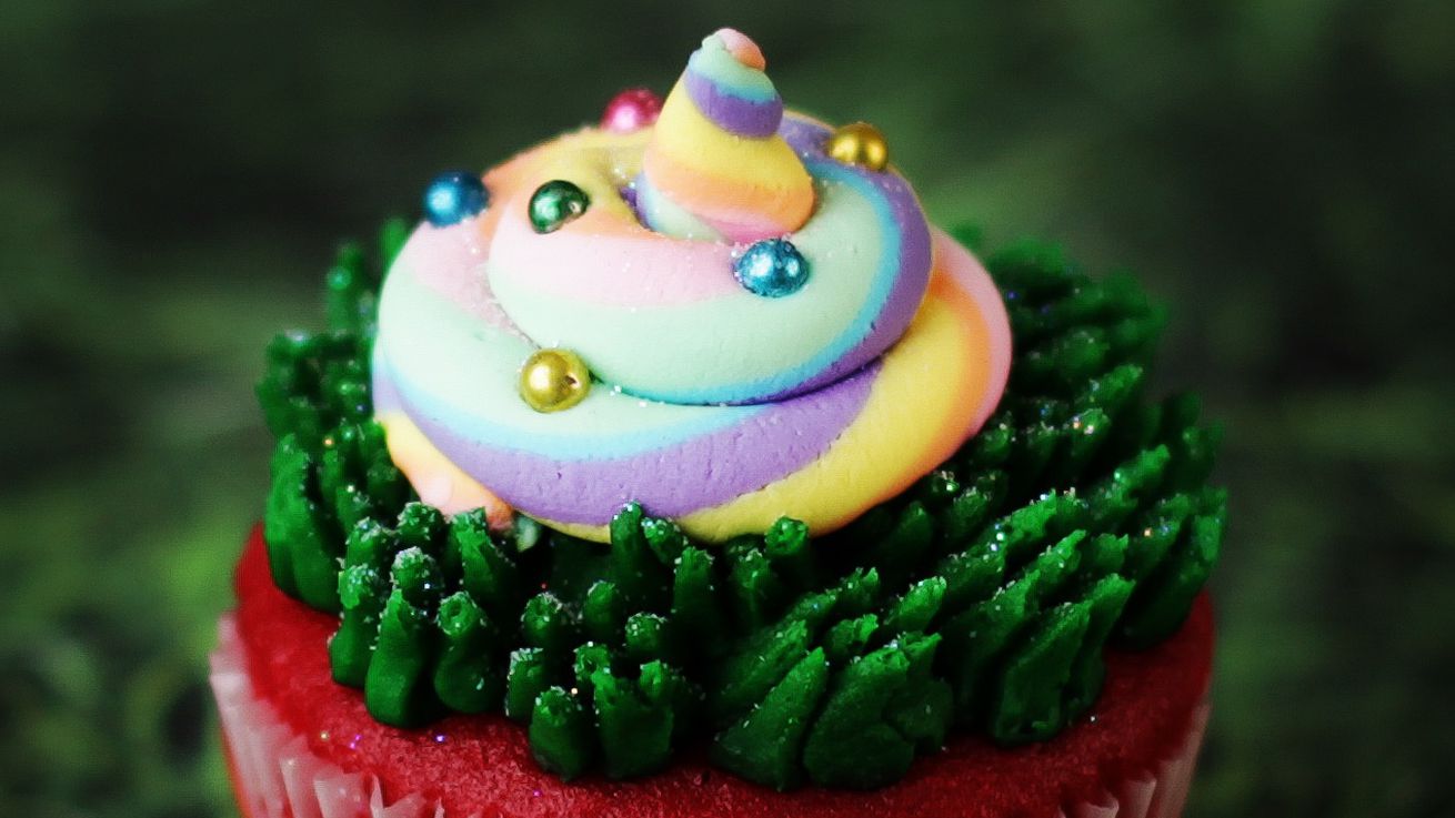 Unicorn Poop Nadia Cakes Cupcake